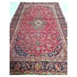 Persian Hand Made Wool Rug 11.2 x 7.1