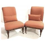 Pair of R. Waites Lounge Chairs by Lane Upholstery