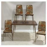 Vintage Mid Century 5 Pc Dinette Set