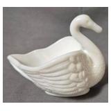 Imperial Milk Glass Swan Dish