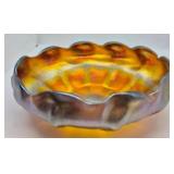 Tiffany Favrile Art Glass Iridescent Bowl
