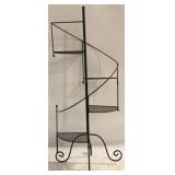 Vintage Metal Stairstep Plant Stand