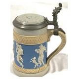 Vintage Villeroy & Boch German Beer Stein w/ inlay