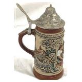Vintage Gerz German Beer Stein w/ lid