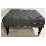 Powell Tufted Upholstered Ottoman