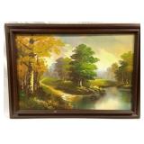 Framed Oil on Canvas - 41 x 30