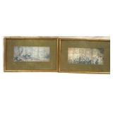 Pair of Oriental Framed Prints