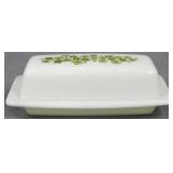 Pyrex Crazy Daisy Butter Dish 2.5x7x3