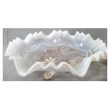 Northwood White Opalescent Bowl 9.5"