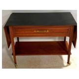 Lane Mid Century Walnut Bar Cart