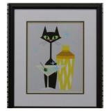 CAT & MARTINI PRINT