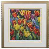 TULIPS SIGNED VANGOGH LIMITED EDITION PRINT