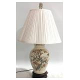 Vintage Asian Design Table Lamp 30"