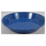 Blue Speckled Enamelware Pie Pan 2x10"