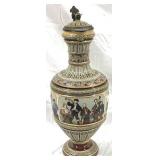 Vintage Mettlach German Beer Stein w/ lid