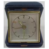 Vintage Sheffield Travel Collapsible Clock 4"
