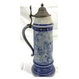 Vintage German Beer Stein w/ lid
