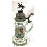 Vintage Kaiser German Beer Stein w/ figural lid