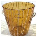Venini Murano Art Glass Handled Vase