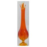 Viking Petal Amberina 19" Swung Vase