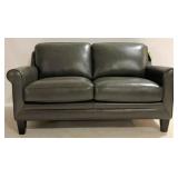 Leather Italia Loveseat, new
