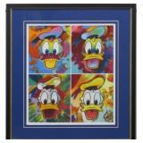 DONALD DUCK SUITE OF 4 GICLEE BY PETER MAX