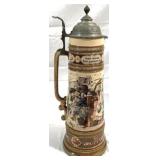 Vintage Mettlach #2180 Beer Stein w/ lid