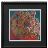 LION ENDANGERED SERIES GICLEE BY ANDY WARHOL