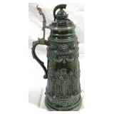 Vintage German Lidded Beer Stein