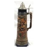Vintage Gerz 3L Lidded German Beer Stein