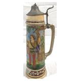 Vintage German Beer Stein w/ lid