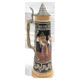 Vintage German Beer Stein w/ lid