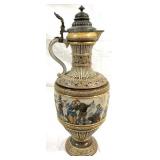 Antique 6.2L Mettlach German Beer Stein #1159