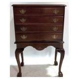 Chippendale Claw Foot Silver Chest