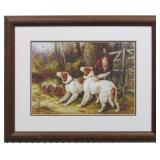 HUNTING DOGS PRINT BY J HARDING