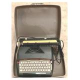 Sears Typewriter w/ case - 6" x 17" x 14"