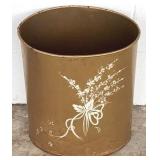 Metal Trashcan - 14" x 12" x 8"