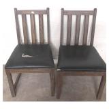 2 Chairs - 32" x 18" x 20"