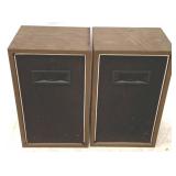 2 Speakers - 11" x 22" x 14"