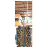 Hanging Light Fixture - 12" x 8" x 8"