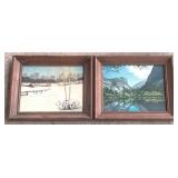 2 Framed Prints - 10" x 12"