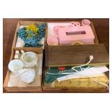 4 Trays of Assorted Items