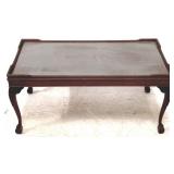 Glass Top Coffee Table - 36" x 17" x 24"
