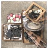 4 Trays of Assorted Items