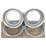 4 Metal "Beauty" / Trim Rings - 17" Round