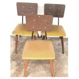3 Chairs - 32" x 16" x 16"