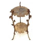 Brass 2 Tier Stand 13" x 30" x 12"