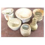 6 Pottery Items