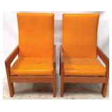 2 Chairs - 44" x 28" x 26"