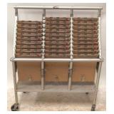 Rolling Cart / Clipboard Holder - 40" x 33" x 16"